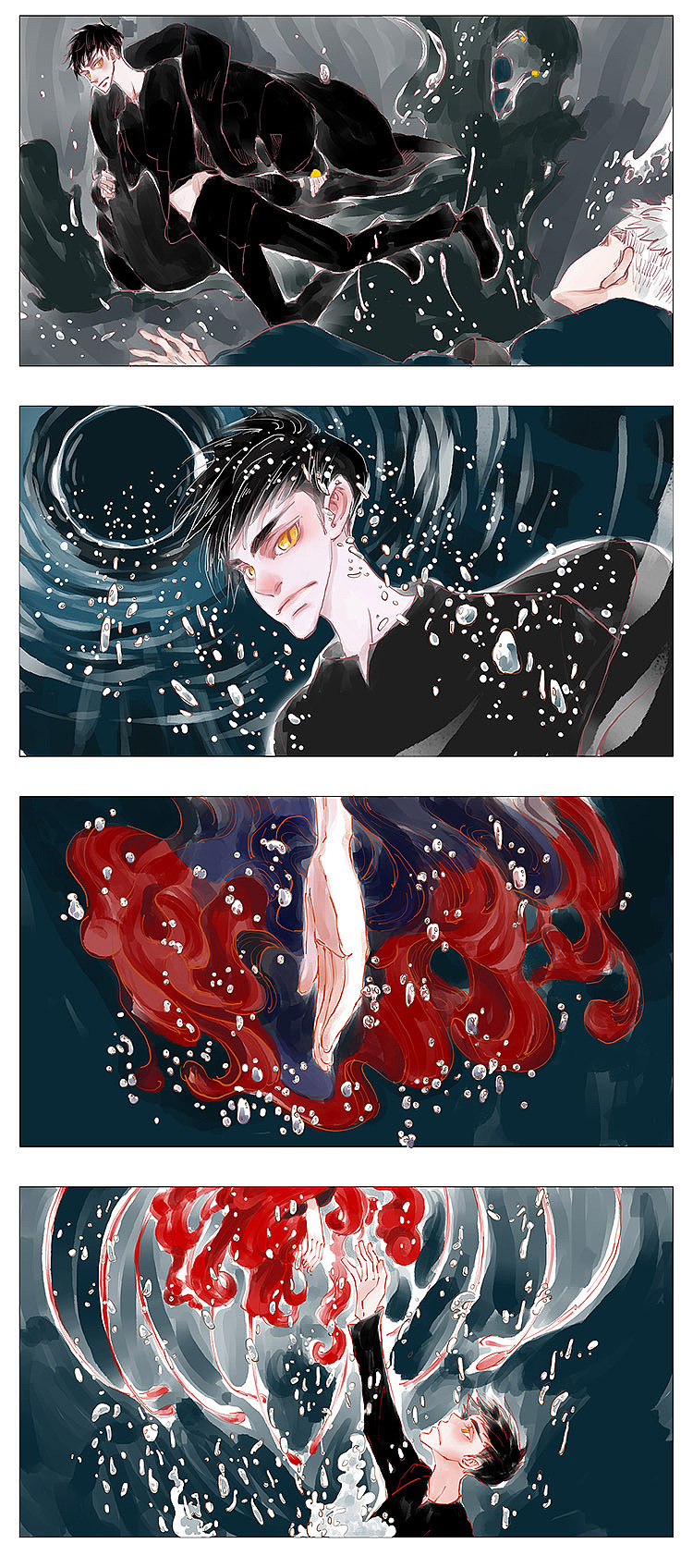 《天目火》-第一话 镜中花，水中华，天目火（图ZMTUwNTc2NjMy） - 中/长篇漫画 - 站酷设计师Zhent镇原创素材 - 站酷ZCOOL
