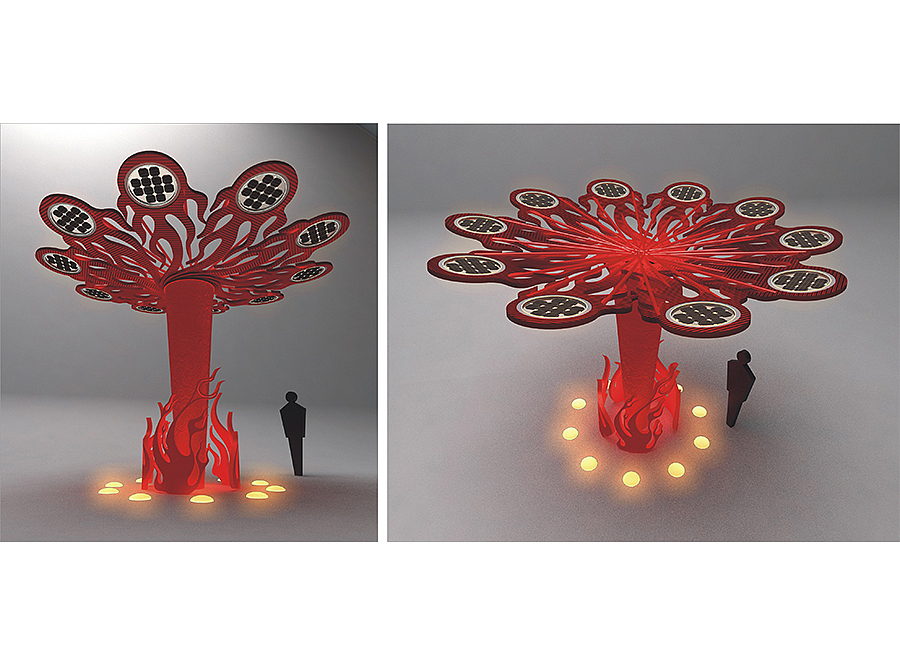 太阳能雕塑三维效果图（图ZODMxMTA3Mjg=） - 其他三维 - 站酷设计师亞蘭原创素材 - 站酷ZCOOL