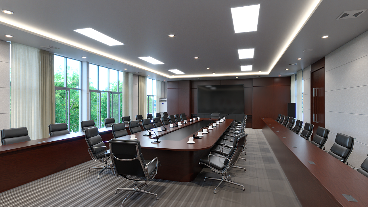 工程案例-常规zf项目02-萝岗街道会议室