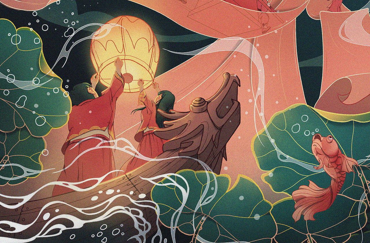 ▲
新人祈福,锦鲤送福