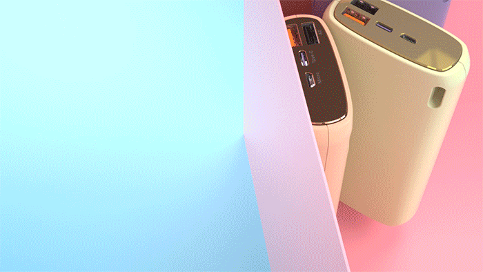 充电宝视频-产品三维动态渲染