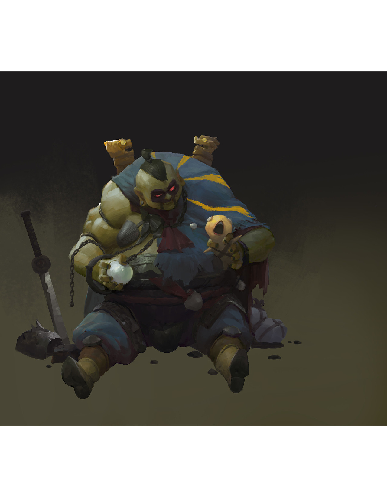 【老师作品】图形科学-蚂蚁八手王|插画|游戏原画|图形科学 - 原创作