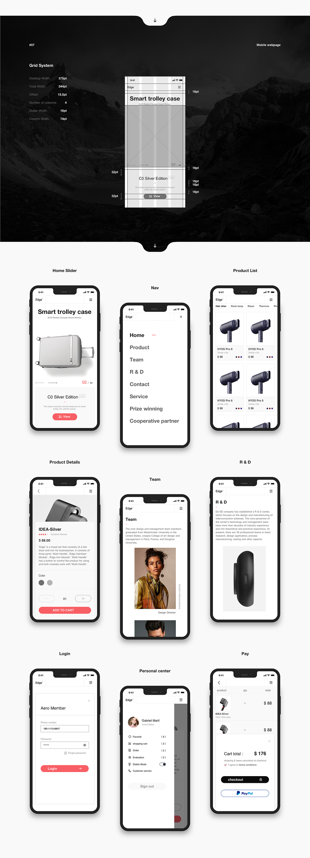 Edge官网设计（图ZMjA2MTgwNjEy） - 企业官网 - 站酷设计师黑羽先森原创素材 - 站酷ZCOOL