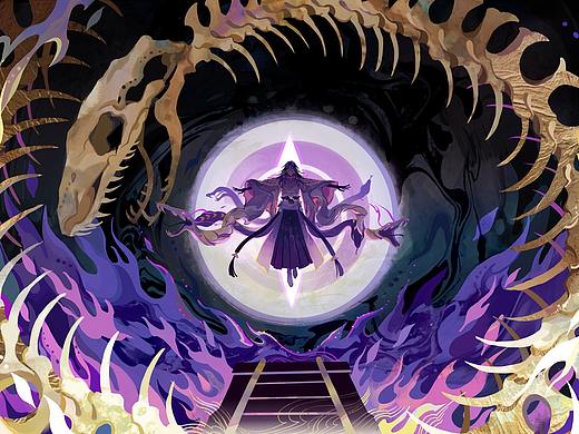 阴阳师八岐大蛇绘卷