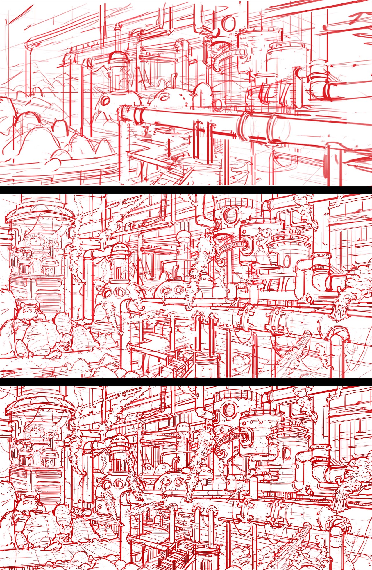 第41期《透视方法技巧的运用分享会视频教程02》（图ZMzU5NTI5NzY=） - 概念设定 - 站酷设计师青木易和原创素材 - 站酷ZCOOL