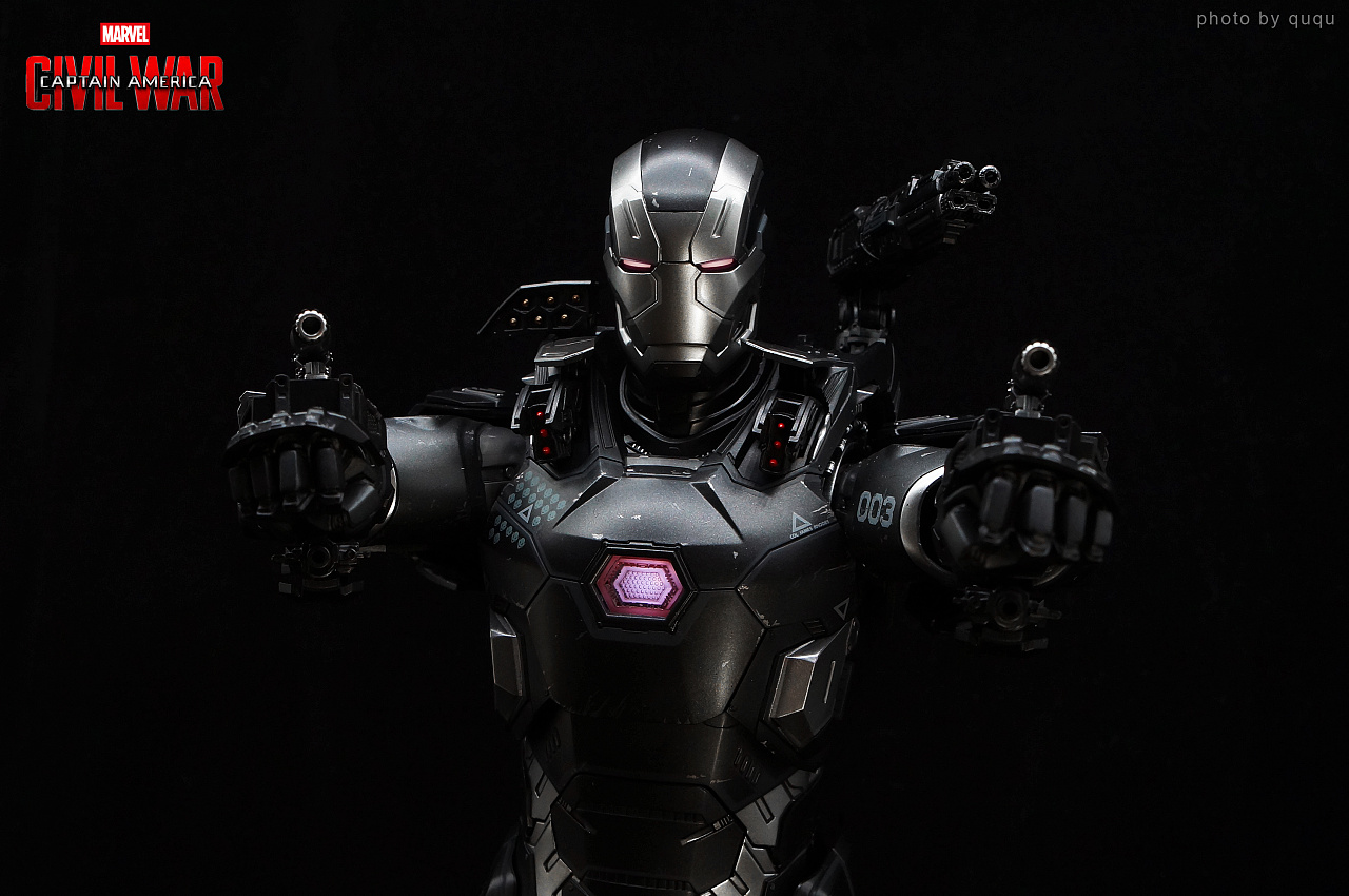 hottoys美国队长3内战版ht合金压铸战争机器40mk3