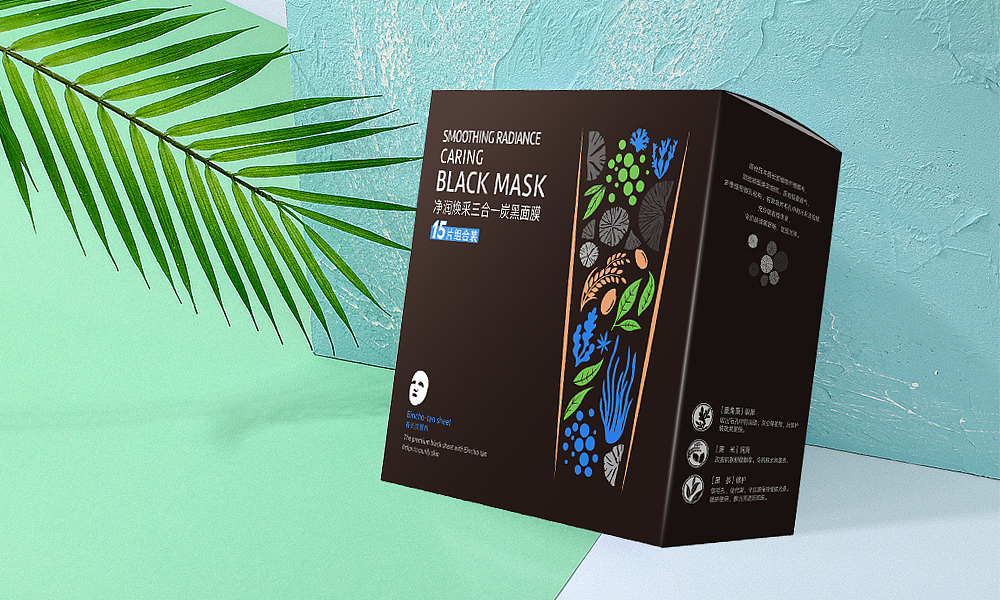 黛舒菲-净润焕采三合一黑面膜