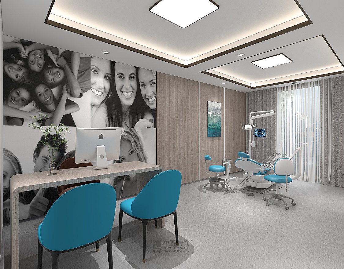 牙科医院 - 效果图交流区-建E室内设计网