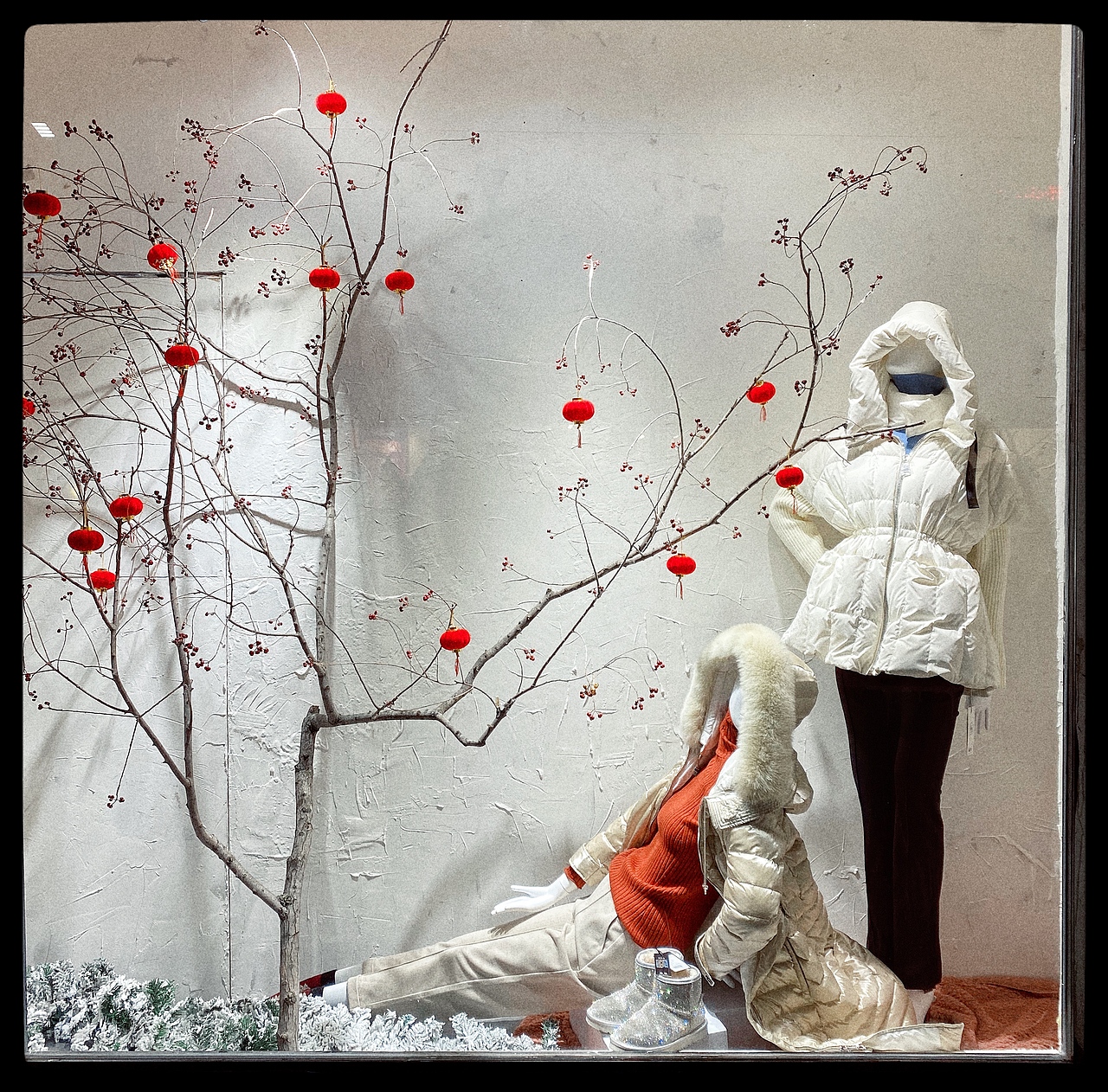 嗯……两个时间 做个新年主题的橱窗
❤️