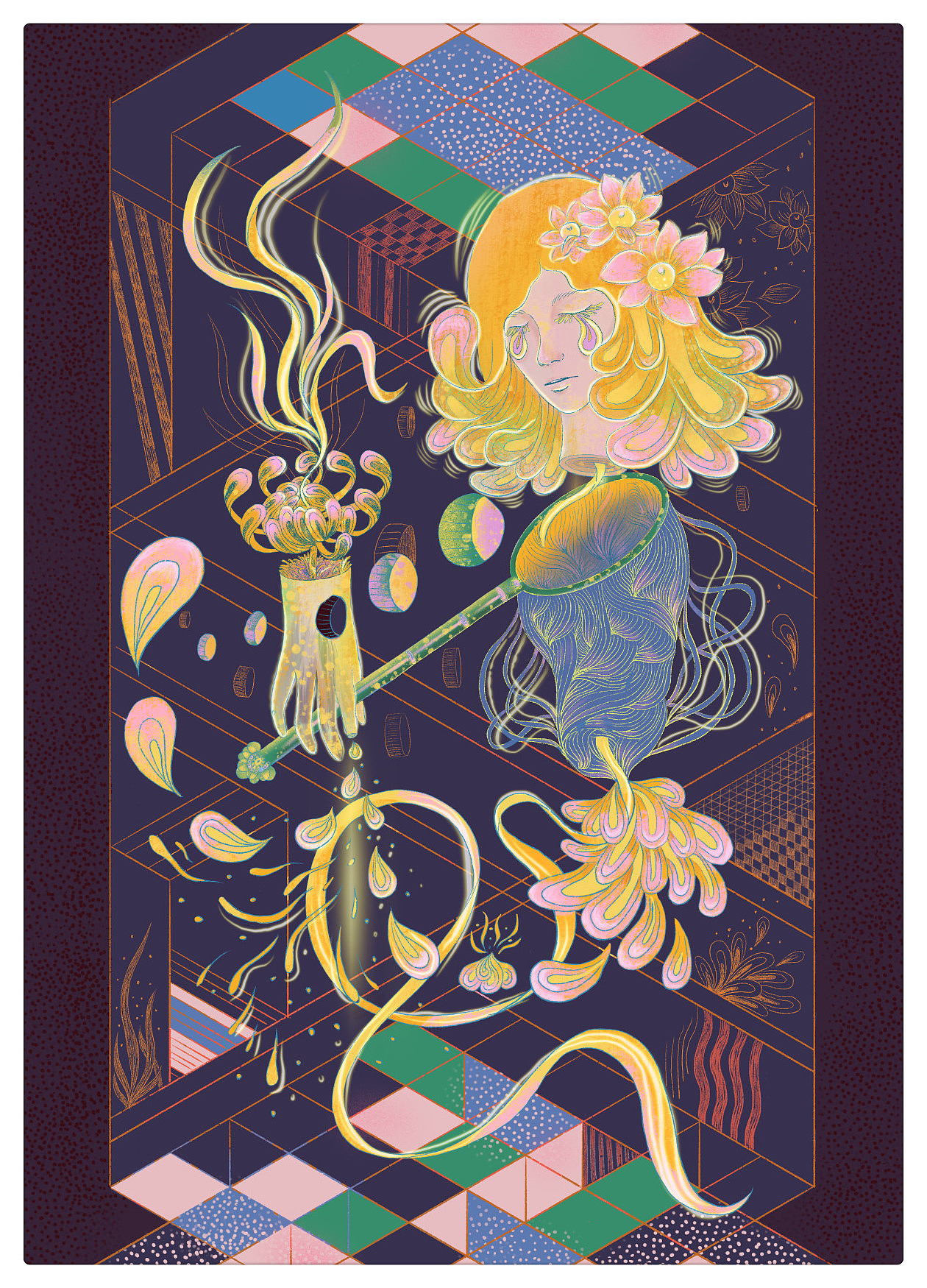 ▲Dream Net
那些在梦中一层层被过滤的细节<br>终于 都不记得了