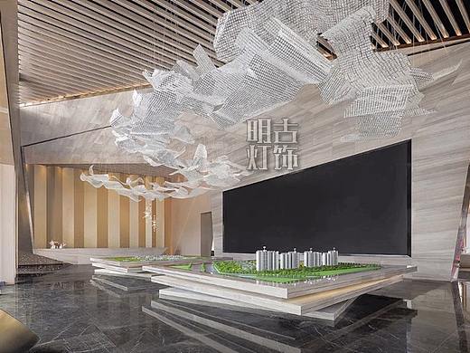 方珠水晶网吊灯定制