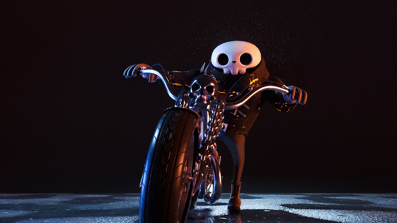 恶灵骑士ghost rider同人动画 hows my ride