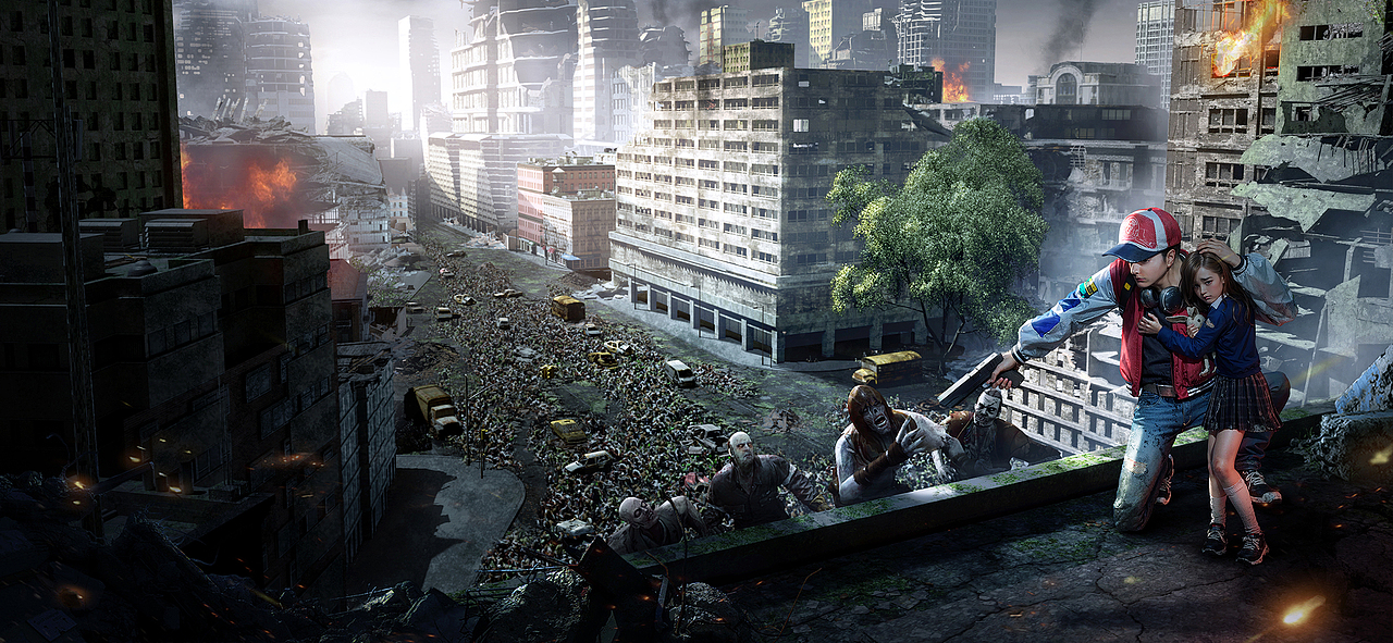 《荒野迷城》主KV系列（图ZMzY1MTc5NTky） - 游戏原画 - 站酷设计师狼悖原创素材 - 站酷ZCOOL