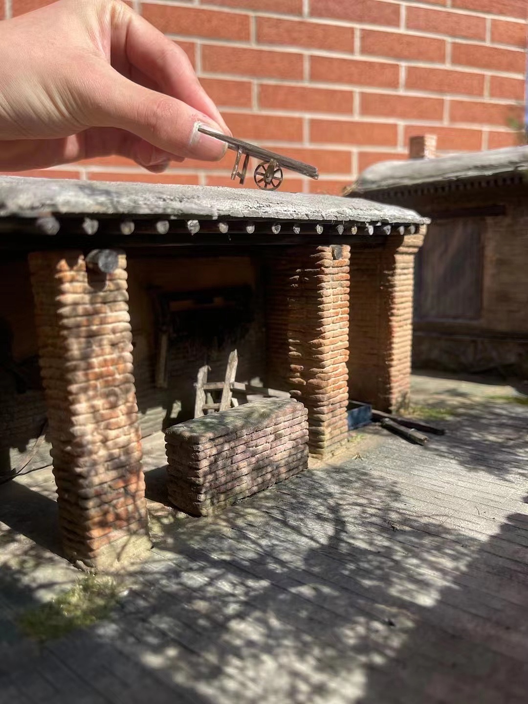 复原河北老家1：25（图ZMzE5Mjg3ODA0） - 其他手工艺 - 站酷设计师李义中微塑原创素材 - 站酷ZCOOL