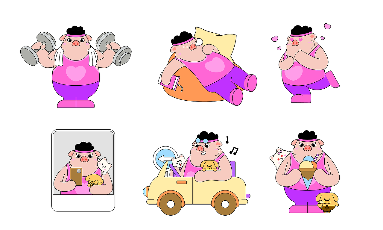 原创品牌设计｜猪大拿免费领养馆