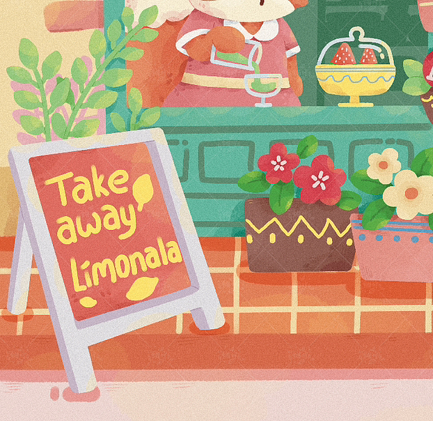 照片转插画|🦊的咖啡店☕️