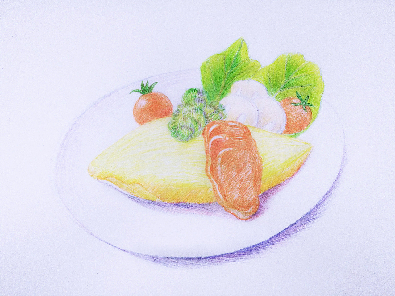 献上香喷喷的蛋包饭。。。（图ZODk0NjMyNDg=） - 绘画 - 站酷设计师宇宙无敌小二逼原创素材 - 站酷ZCOOL