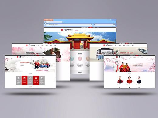 公司旗下国学幼儿园官网PC端UI界面设计，和banner合集