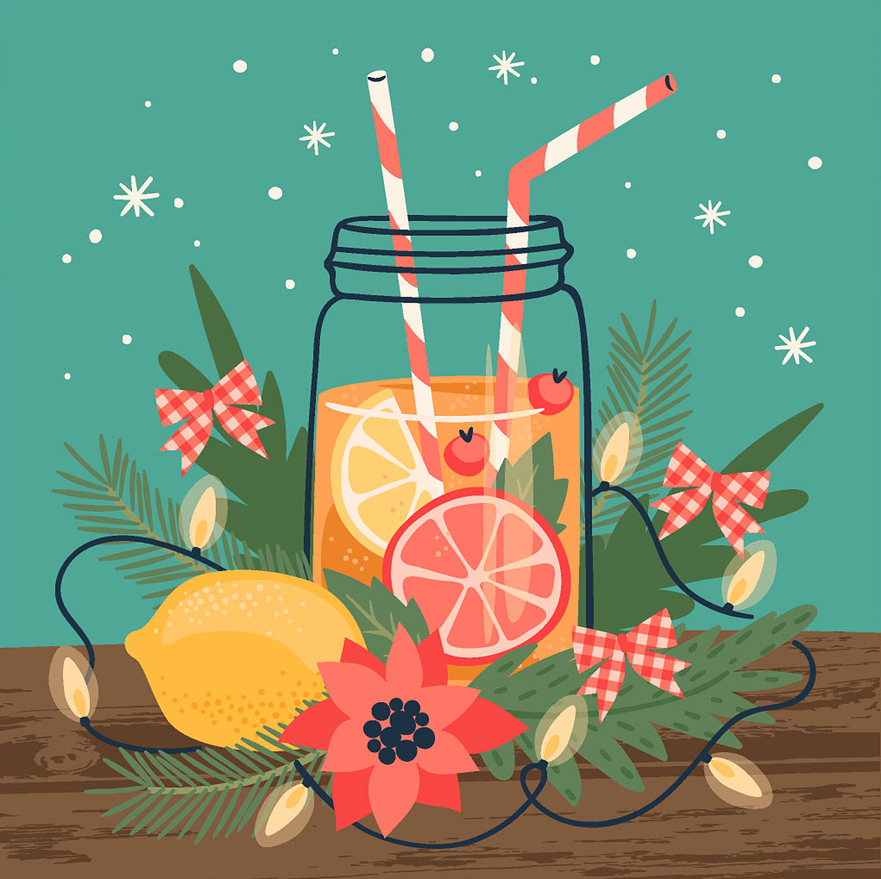 节日祝福系列（图ZMjQ1NjkyMDA4） - 儿童插画 - 站酷设计师Jassie_Illust原创素材 - 站酷ZCOOL