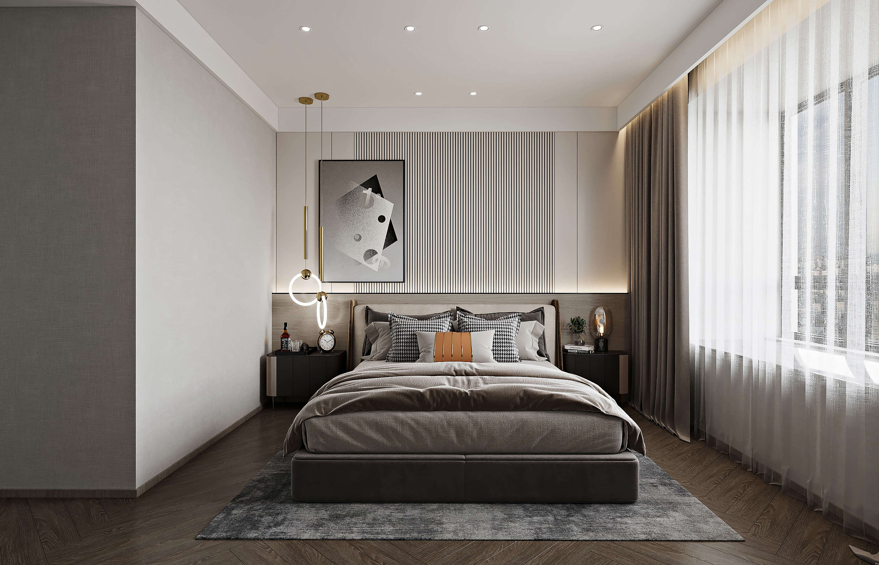 现代简约风格-家装设计2021-10套无水印