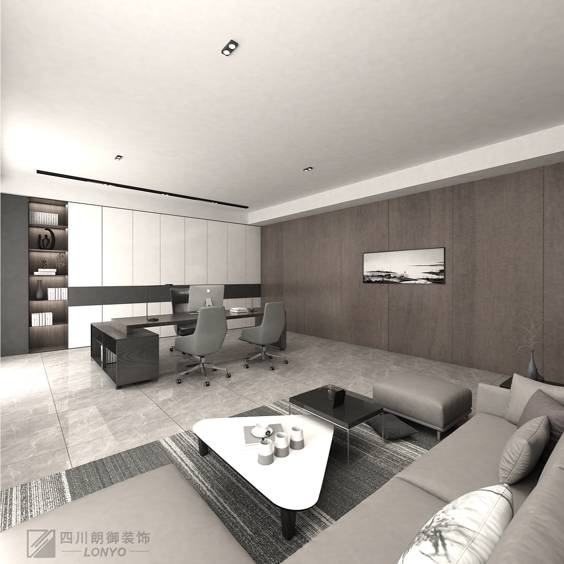 成都办公室装修设计案例分享