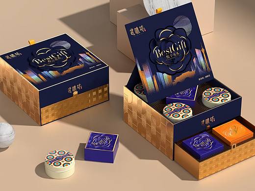 广州巨灵:武冠冠生园2023月饼礼盒包装设计