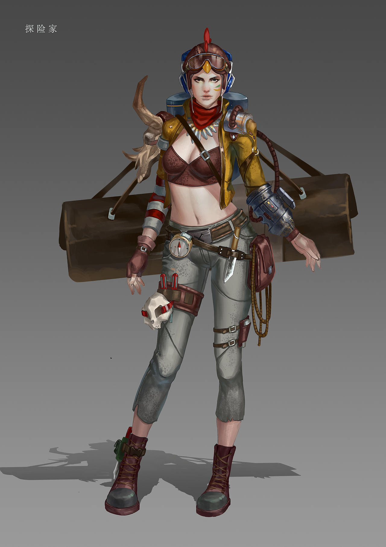 探险家|插画|游戏原画|rage呀_原创作品-站酷zcool