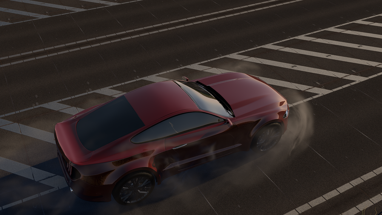 视频10秒钟渲染十小时,漂移动画来了~~