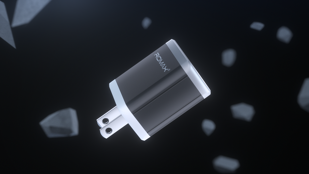 PD快充插头 产品动画渲染