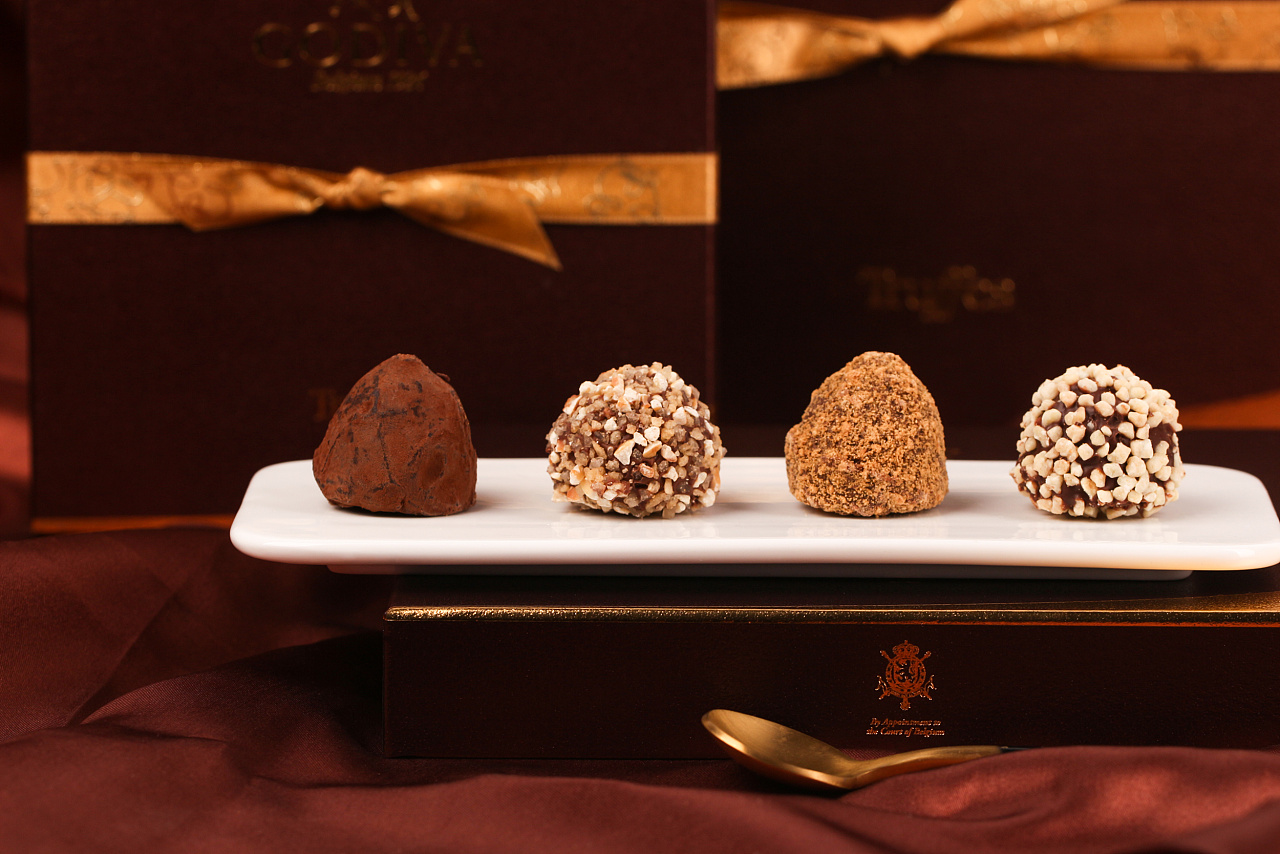 godiva巧克力产品拍摄