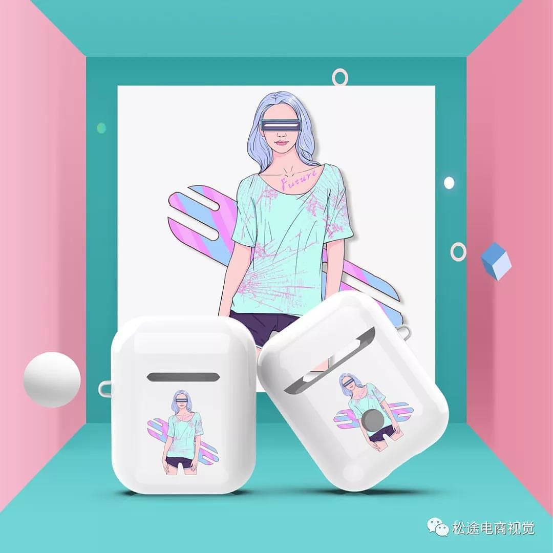 AirPods 耳机壳电商展示（图ZMjMwOTk3NTA4） - 海报 - 站酷设计师黑光视觉原创素材 - 站酷ZCOOL