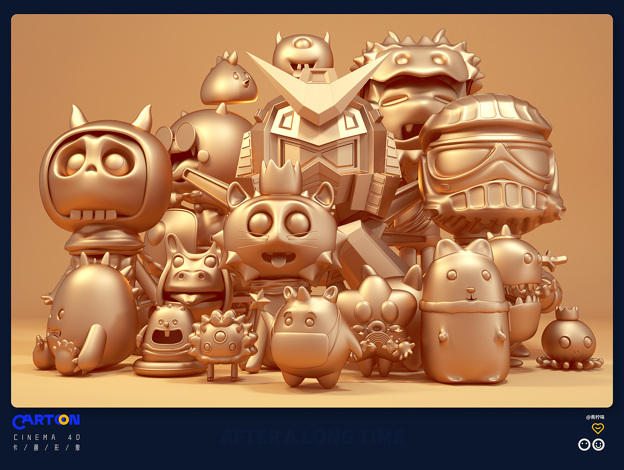 C4D+Cartoon-卡通角色们（图ZMTk1NDIzMTMy） - 其他三维 - 站酷设计师三六八复机原创素材 - 站酷ZCOOL