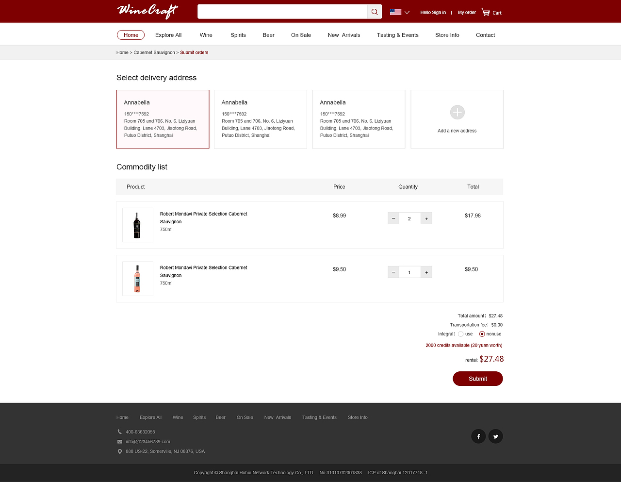 电商平台/商城设计/网页设计/红酒网页设计（图ZMjMyNzE2ODI4） - 电商 - 站酷设计师Annabella_TT原创素材 - 站酷ZCOOL