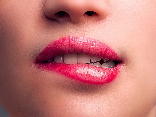 人物精修-红唇特写