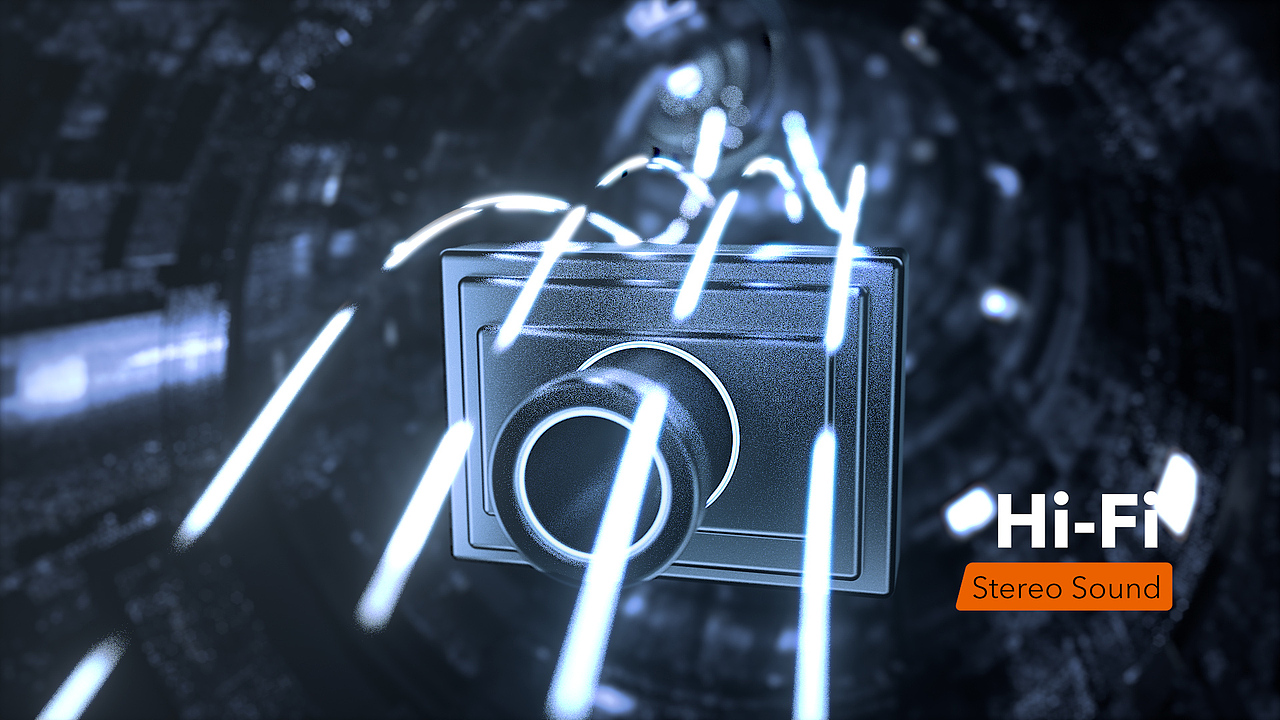 一则蓝牙耳机动画