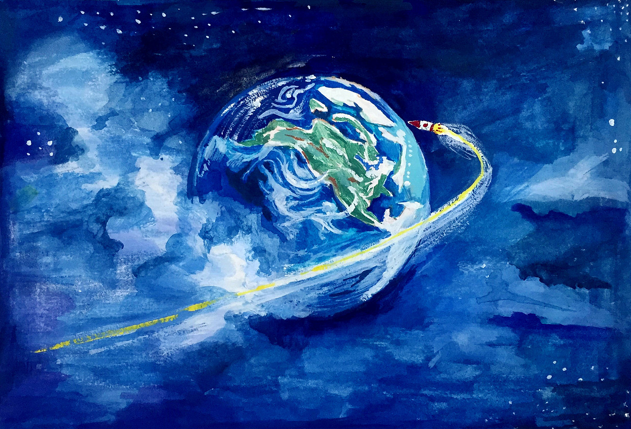 插画-宇宙不孤单