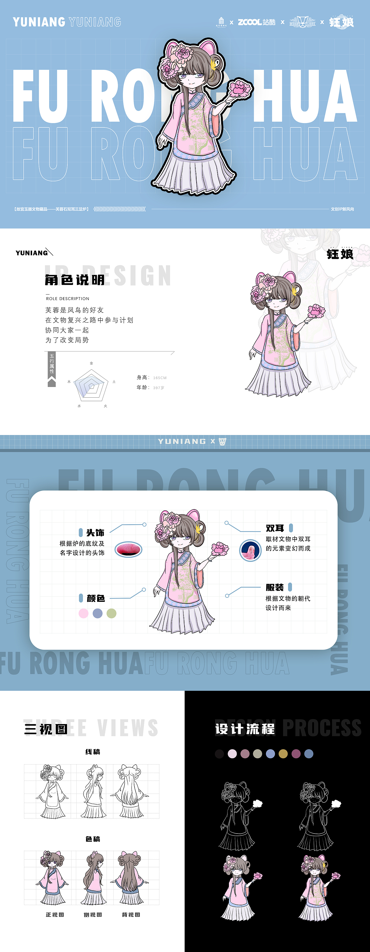 《钰娘》玉器文物IP设计（图ZMzA3MDkwOTI4） - 其他 - 站酷设计师肉夹馍哦原创素材 - 站酷ZCOOL