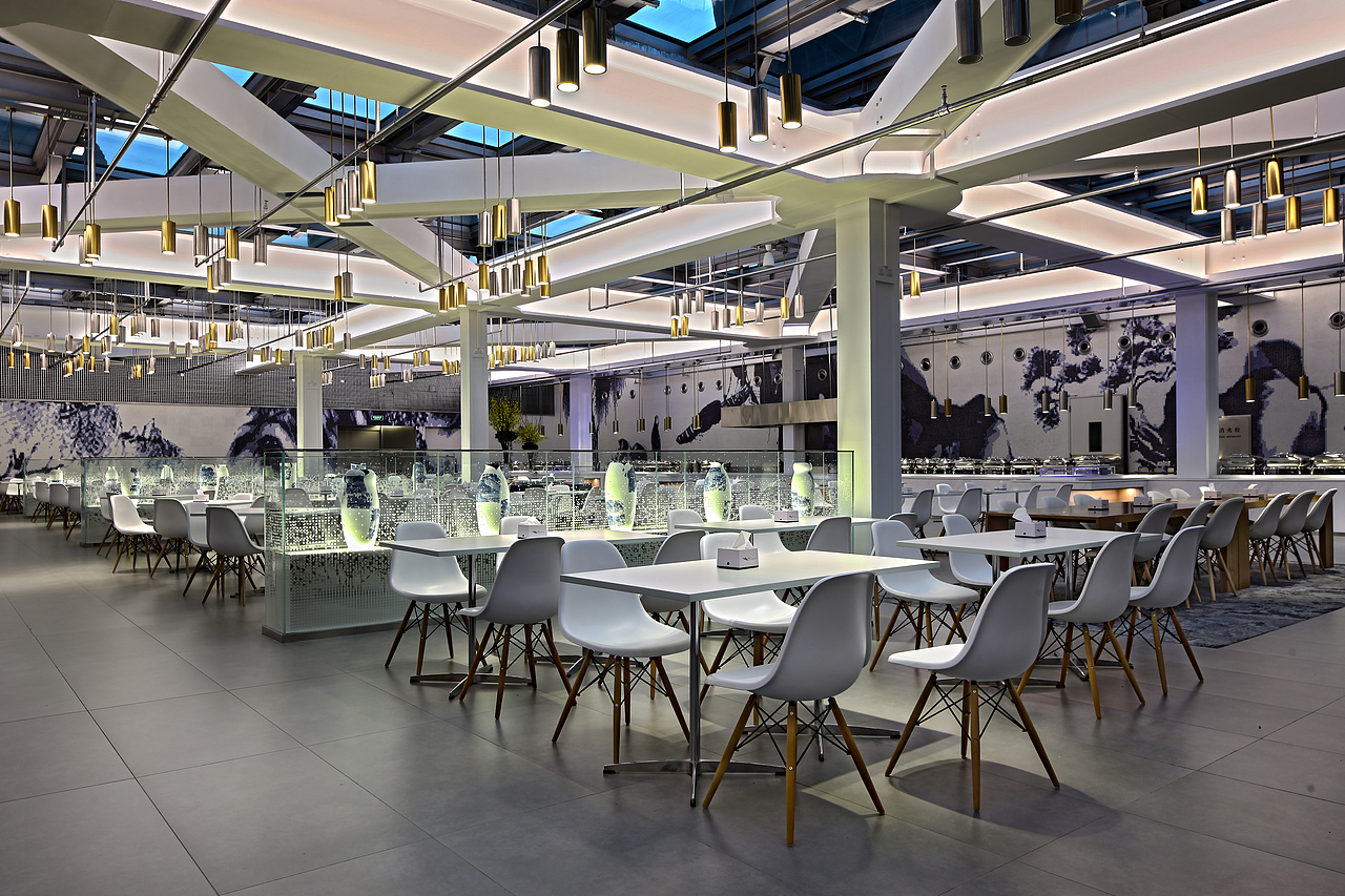 中央电视台总部办公大楼九层餐厅设计（图ZMjIxMDE2NjY4） - 家装设计 - 站酷设计师朗曦原创素材 - 站酷ZCOOL