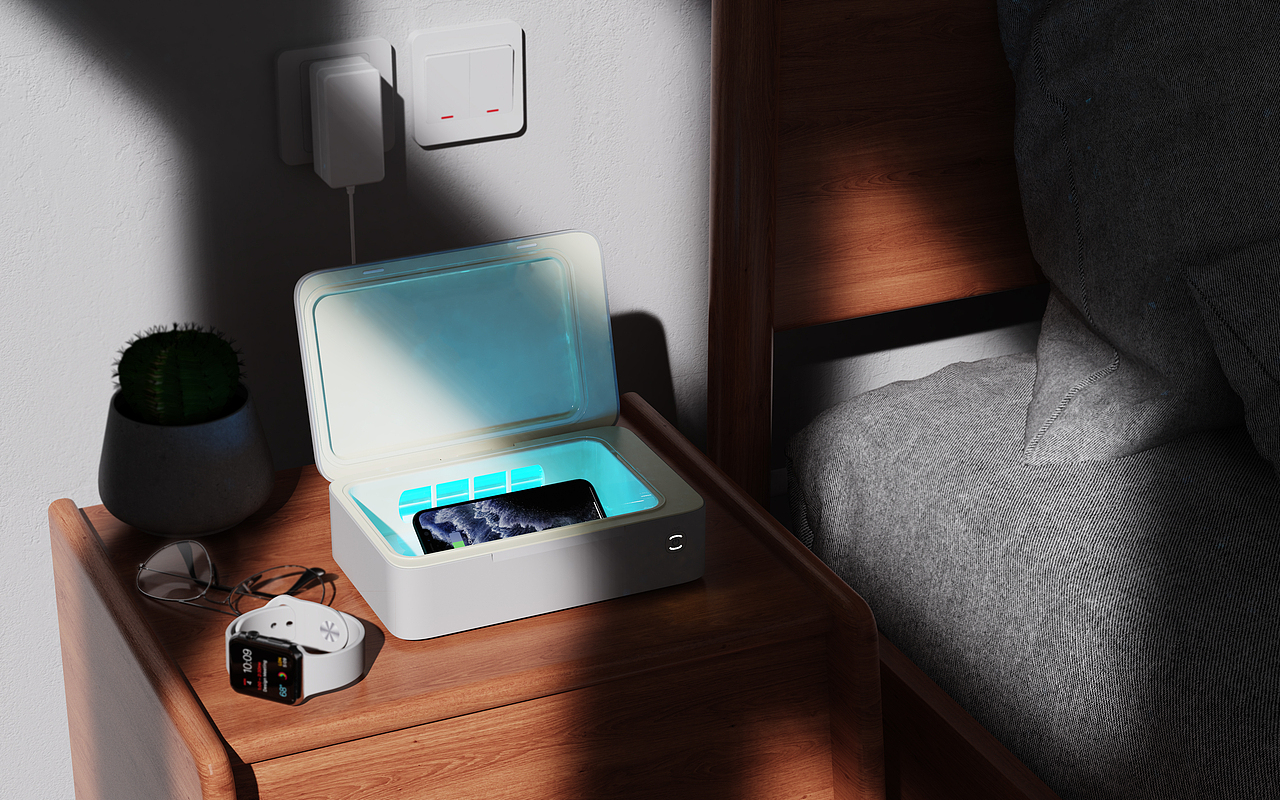 紫外線多功能消毒盒（圖ZMjU3OTM4NDg4） - 電子產(chǎn)品 - 站酷設(shè)計(jì)師非科班設(shè)計(jì)師原創(chuàng)素材 - 站酷ZCOOL