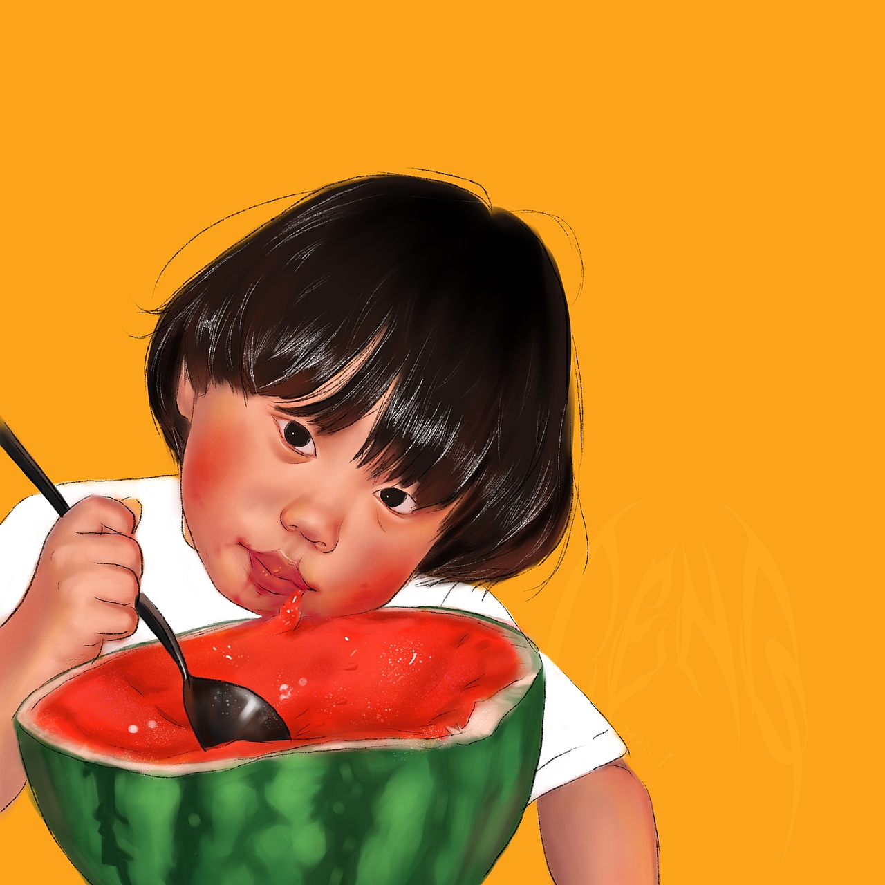《童年》系列（图ZMjYzOTM5NTEy） - 艺术插画 - 站酷设计师邓司原创素材 - 站酷ZCOOL
