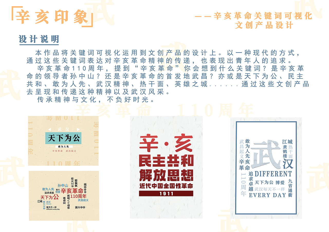辛亥印象-文创产品设计