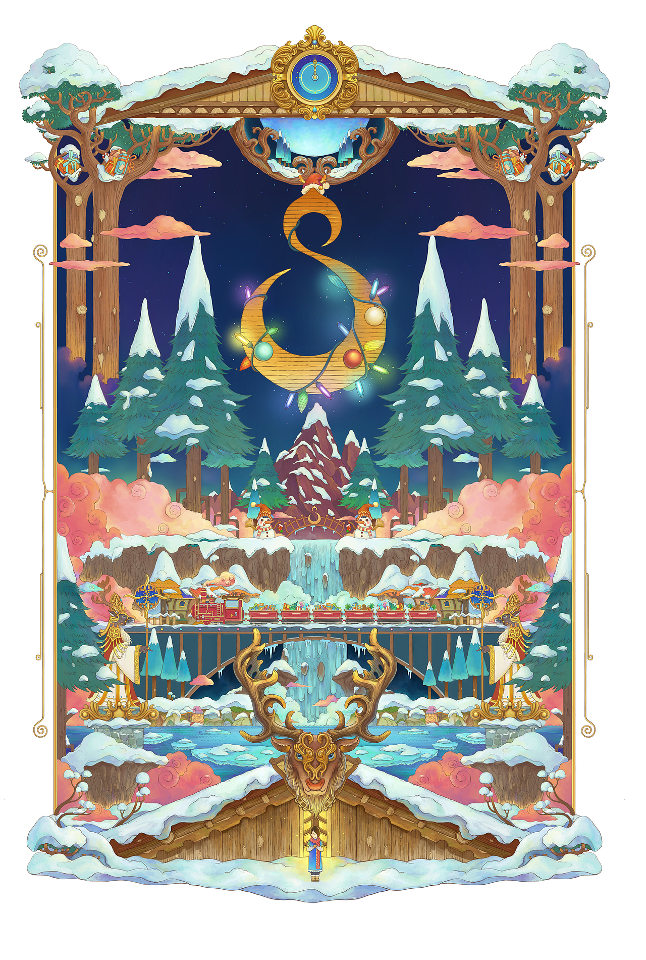 圣诞品宣插画（图ZMTAwNzg3MzIw） - 商业插画 - 站酷设计师云创集原创素材 - 站酷ZCOOL