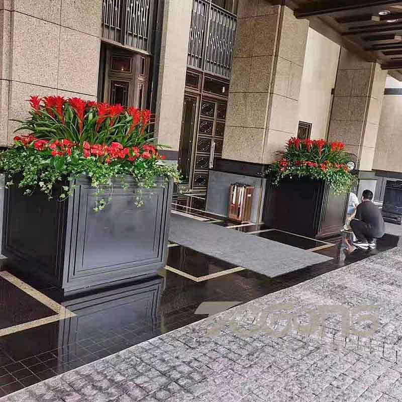 地产项目不锈钢花箱