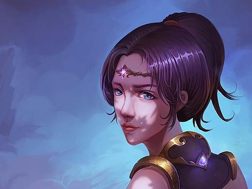 香肩女戰(zhàn)士（個人主頁-ZMjQ0NzIxOTY=） - 創(chuàng)作習(xí)作 - 站酷設(shè)計師胖子畫瓢不照葫蘆原創(chuàng)素材 - 站酷ZCOOL