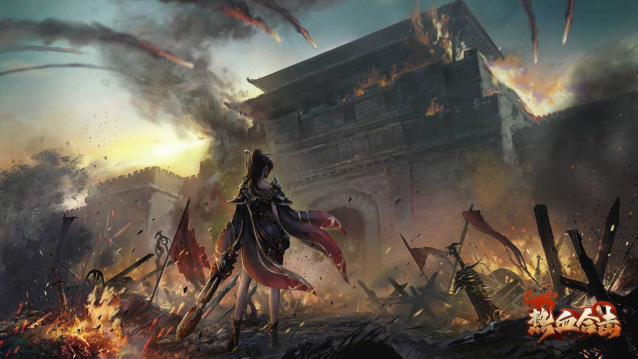 《热血合击》悬念海报_陶字辈-站酷zcool