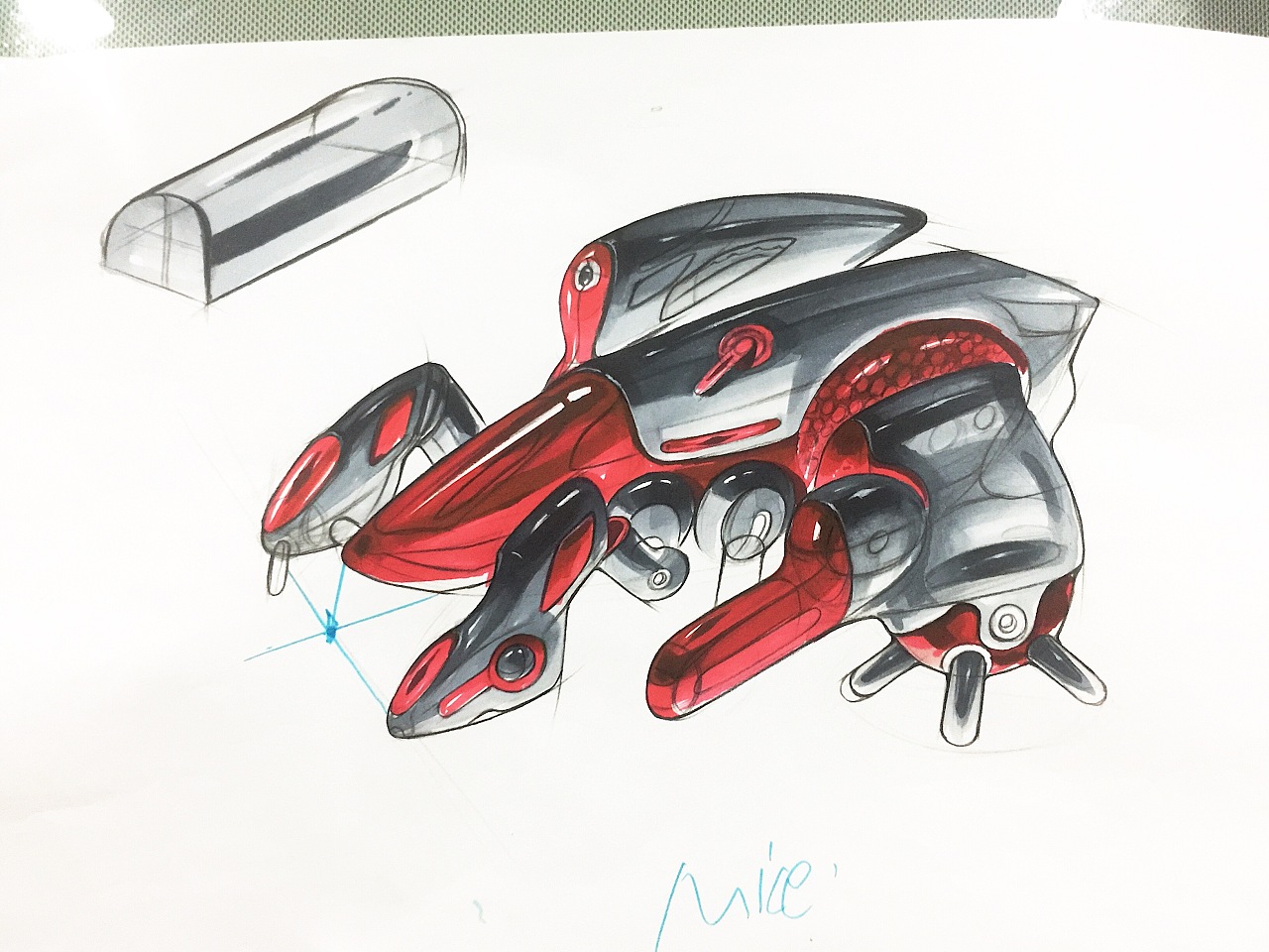 工业设计手绘马克笔技法应该这样教学