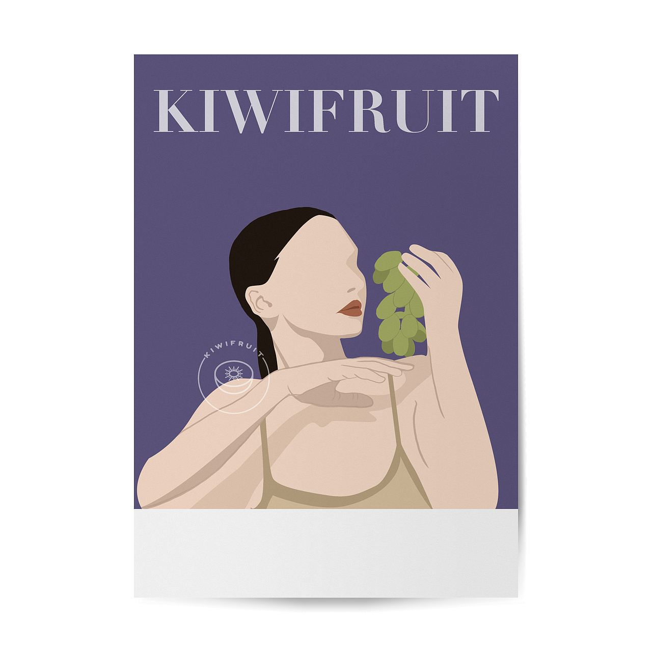 扁平風插畫裝飾畫——水果女孩系列（圖ZMjExMDMyMjY0） - 新銳潮流插畫 - 站酷設(shè)計師奇兮原創(chuàng)素材 - 站酷ZCOOL