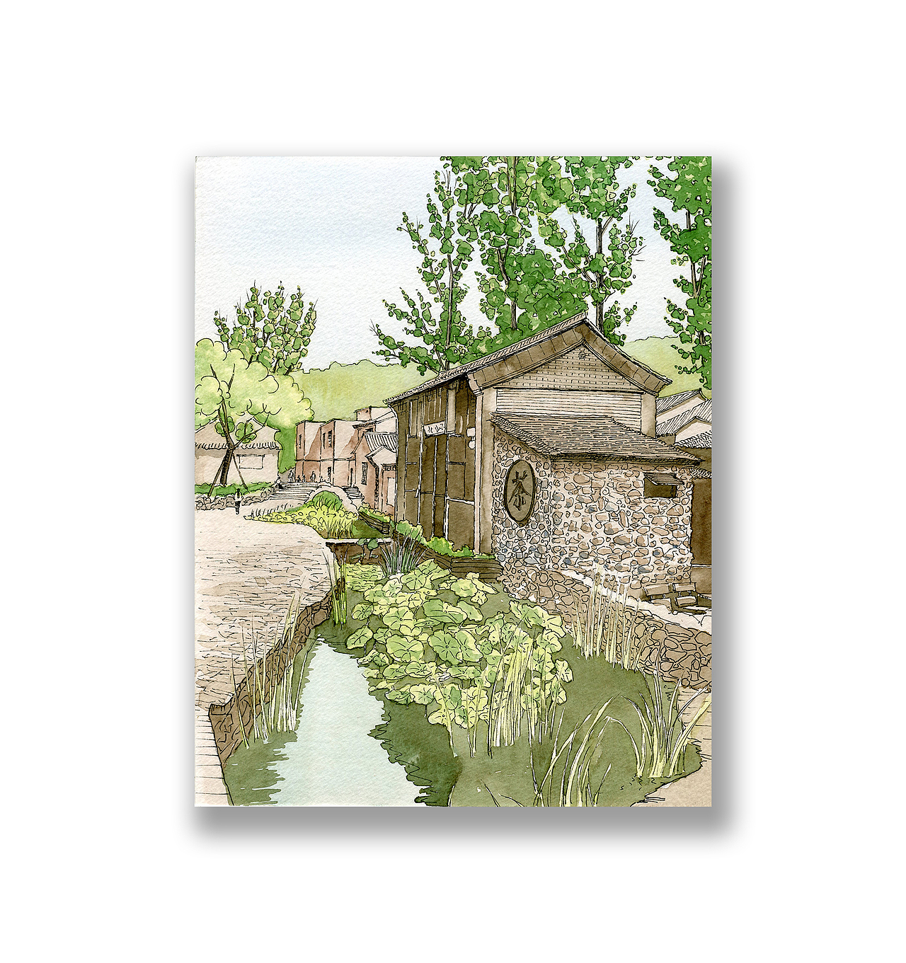 一些钢笔水彩整理