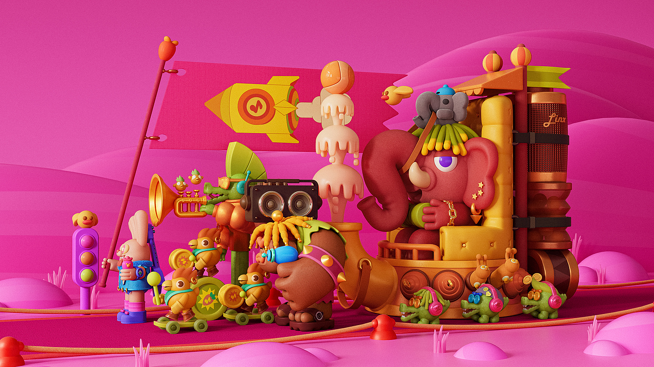 MOMO礼物-动物音乐节