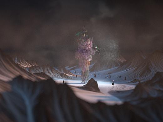 【C4D】虚拟纪念碑 Monuments in Immersive Internet